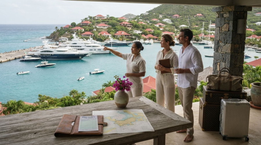 Visitor numbers to St Barts rentals reflect luxury travel trends